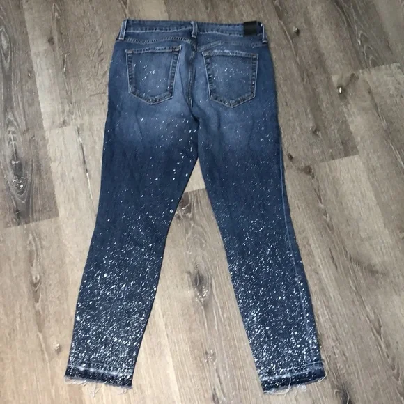 Level 99 Amber Galaxy silver splattered jeans - Picture 6 of 10